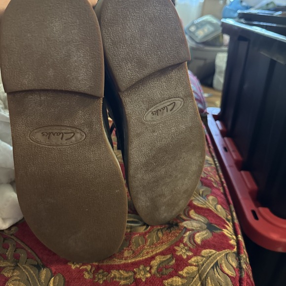 Clarks Black Distressed Leather Chukka Boots Men's US 12M VGUC - Picture 5 of 5